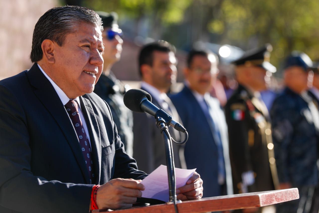 Agradece Gobernador David Monreal a las corporaciones porque con su trabajo Zacatecas avanza en la pacificación