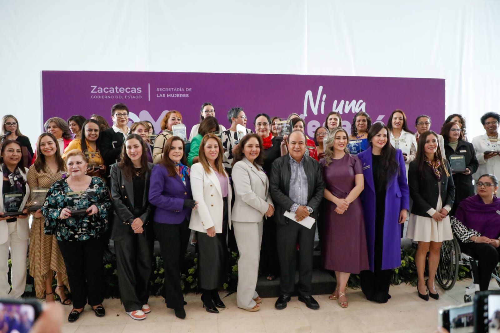 Sociedad zacatecana reconoce el valor de las mujeres en la consolidación de la paz y el fortalecimiento del estado