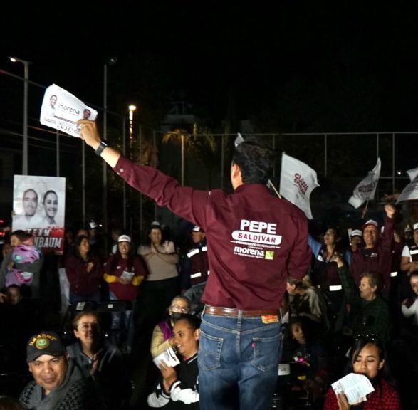 «Somos gente de trabajo»: Pepe Saldívar a vecinos de Santa Rita