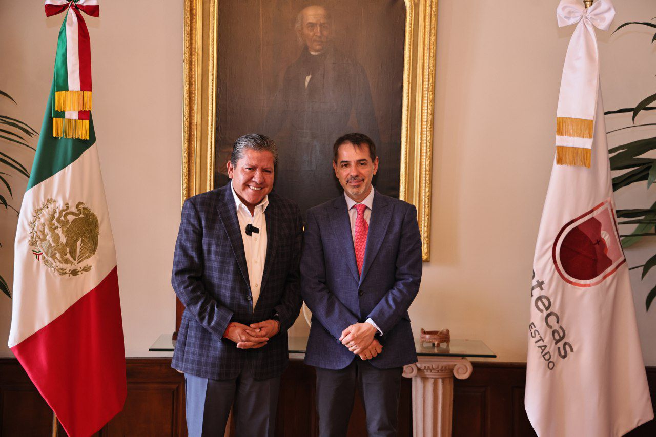 Visita Zacatecas Embajador de España en México; estrecha colaboraciones en seguridad, turismo, inversiones y medio ambiente