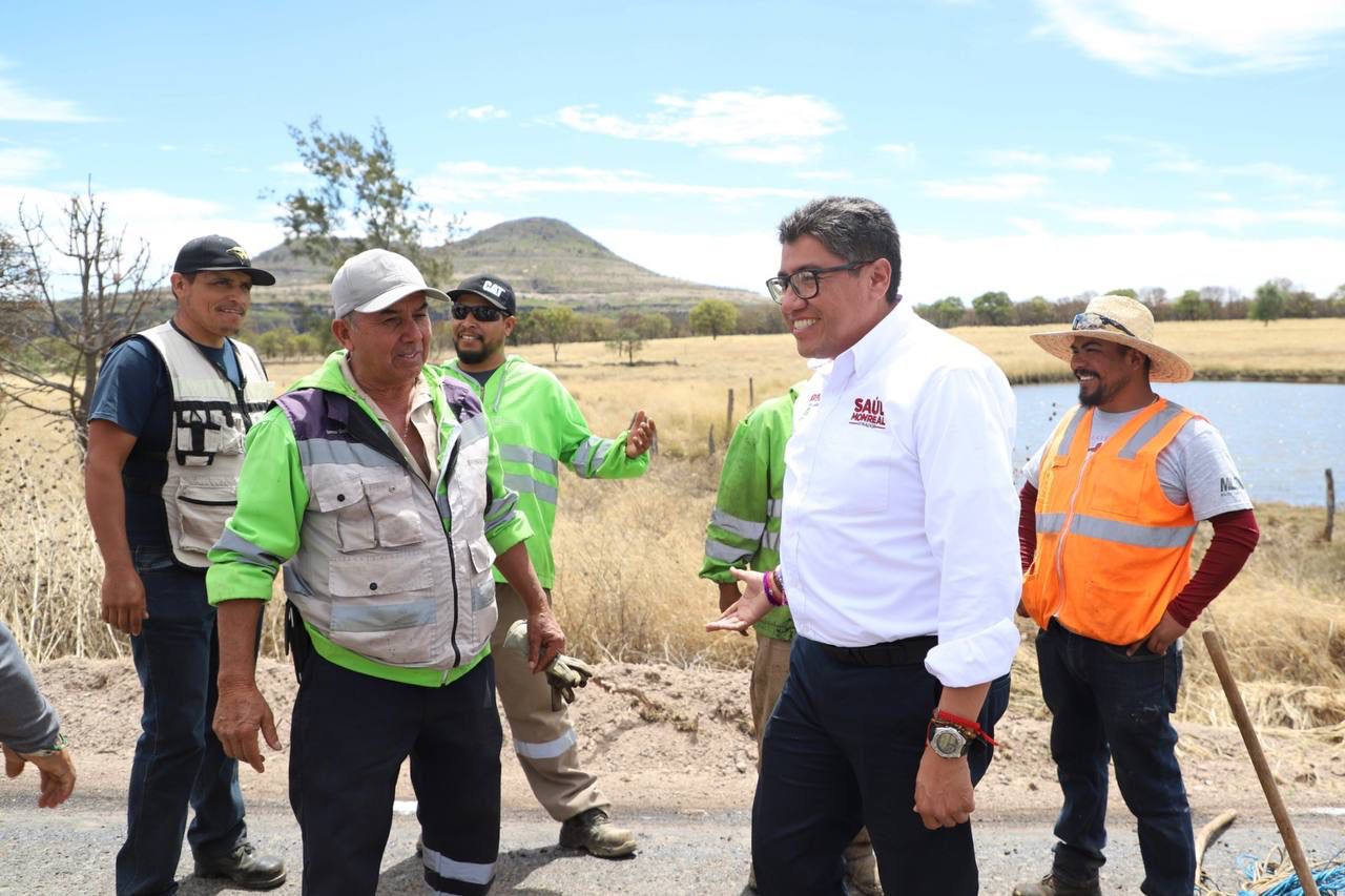 SERÉ EL MAYOR GESTOR DE RECURSOS 
PARA INFRAESTRUCTURA CARRETERA EN ZACATECAS: 
SAÚL MONREAL