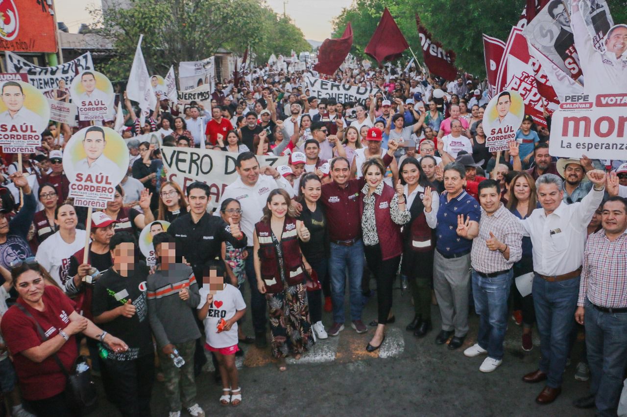 ¡Ya ganamos!: Pepe Saldívar, tuvo 8 cierres regionales ante miles de simpatizantes.