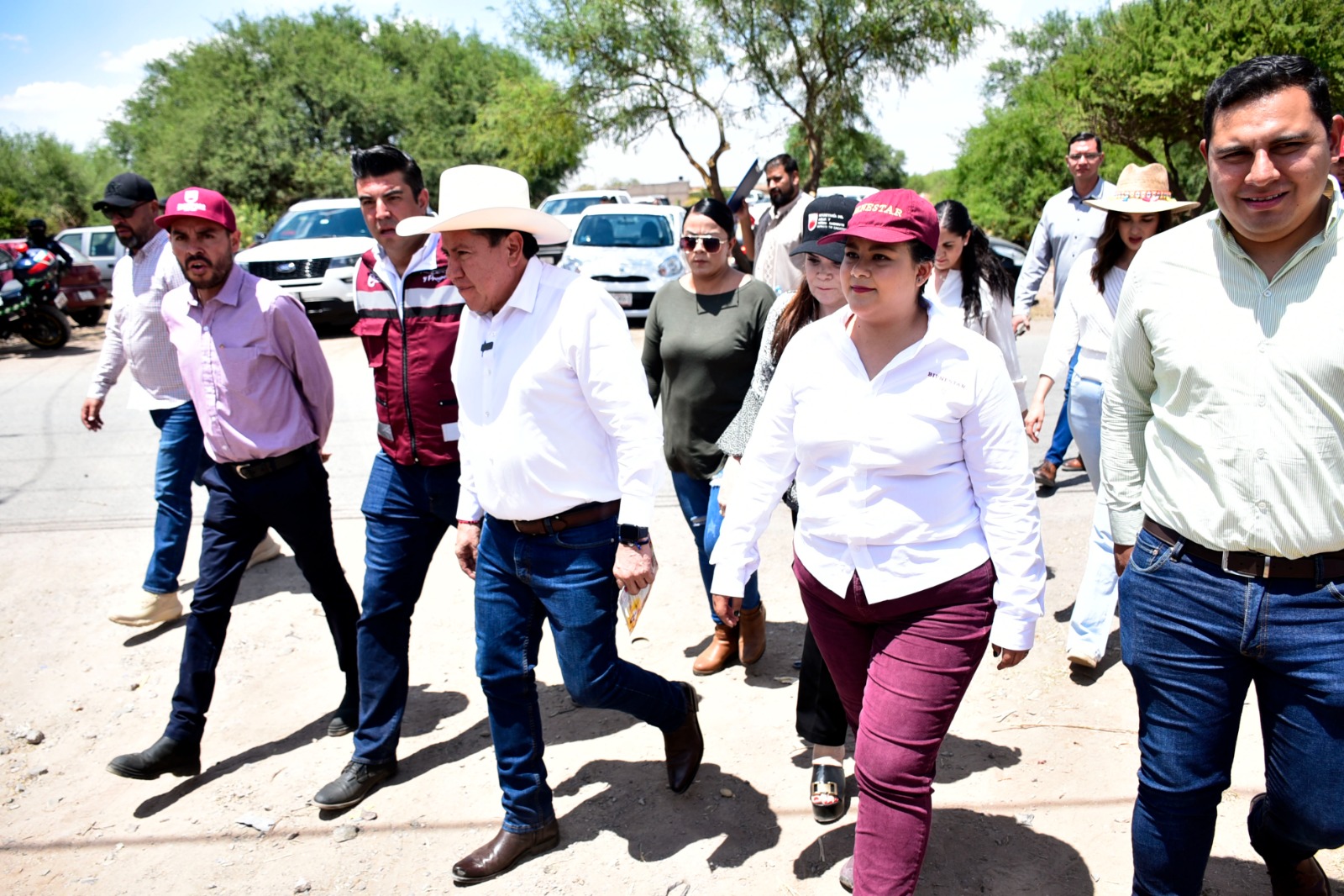 En su gira de trabajo por el Municipio de Guadalupe