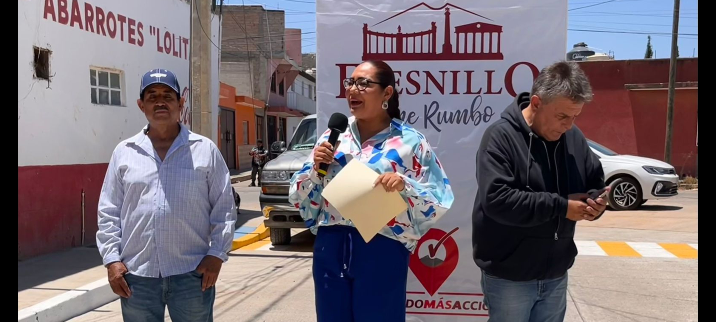 LE APUESTA RITA QUIÑONES A LA MODERNIZACIÓN DE CALLES EN FRESNILLO