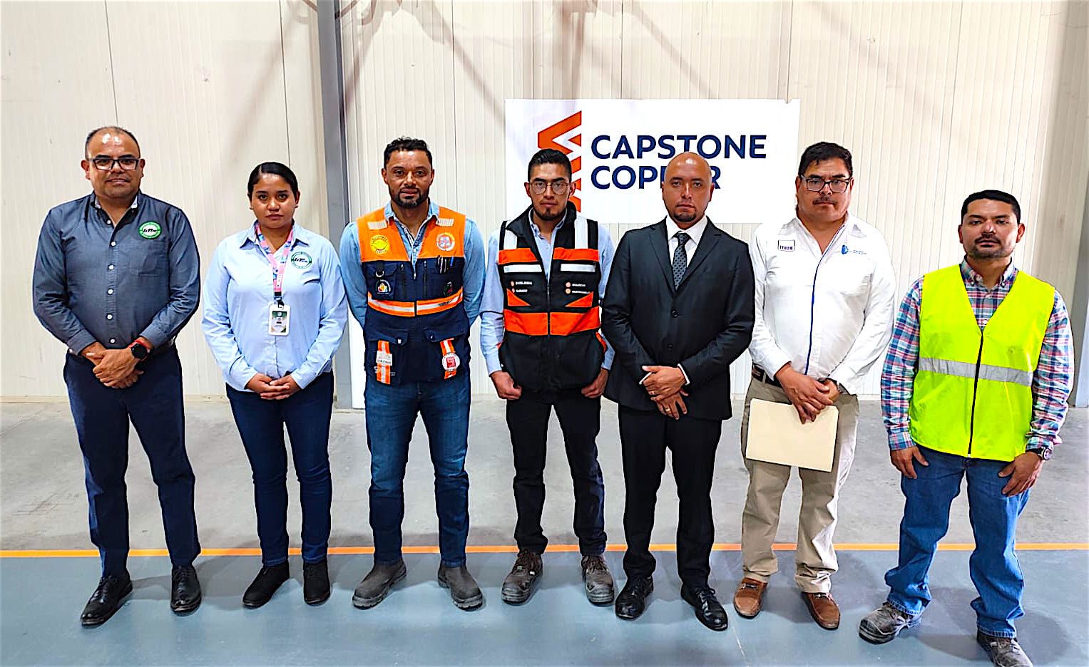 Presenta alumno de Utzac proyecto final de estadía en Capstone Copper