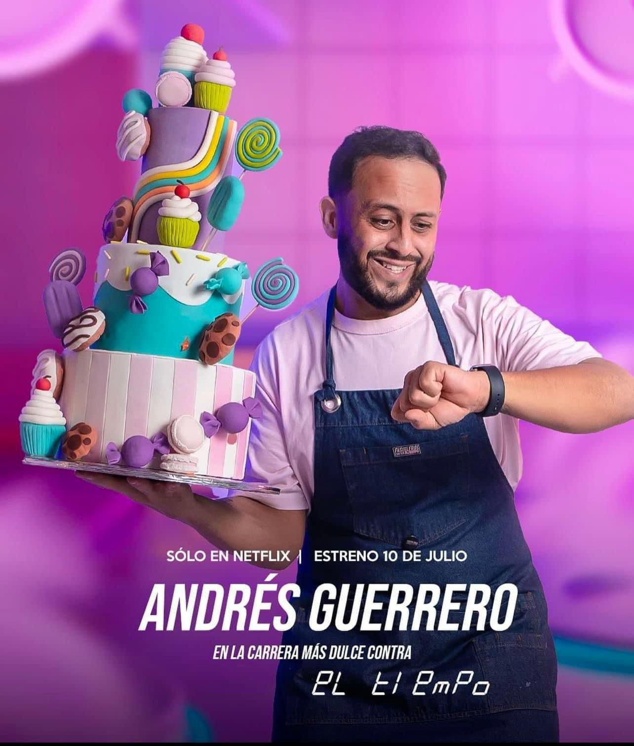 Destaca zacatecano Andrés Guerrero en la serie Pasteleros contra el tiempo, producción de Netflix