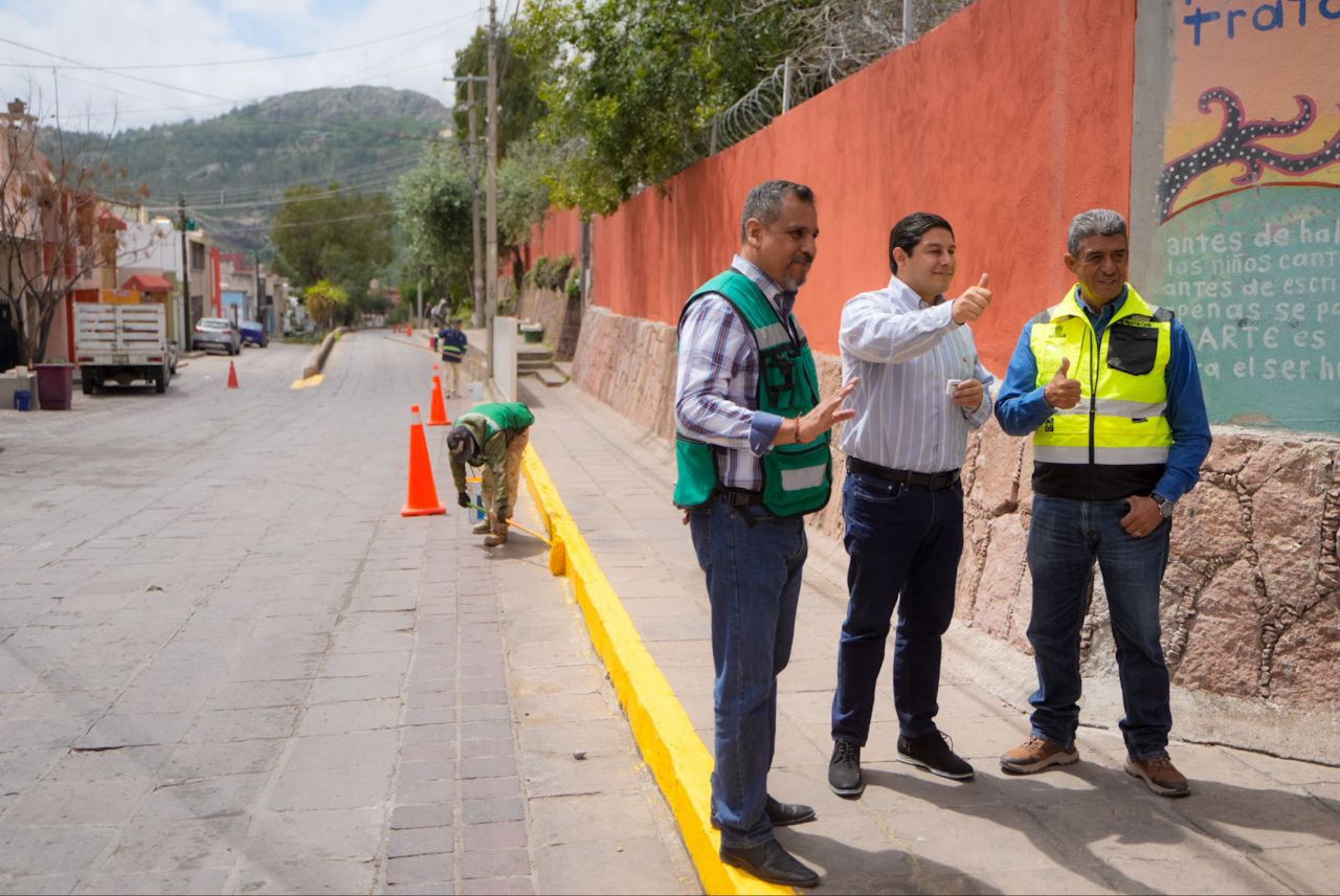 SUPERVISA JORGE MIRANDA OBRAS INTEGRALES EN EL CENTRO HISTÓRICO