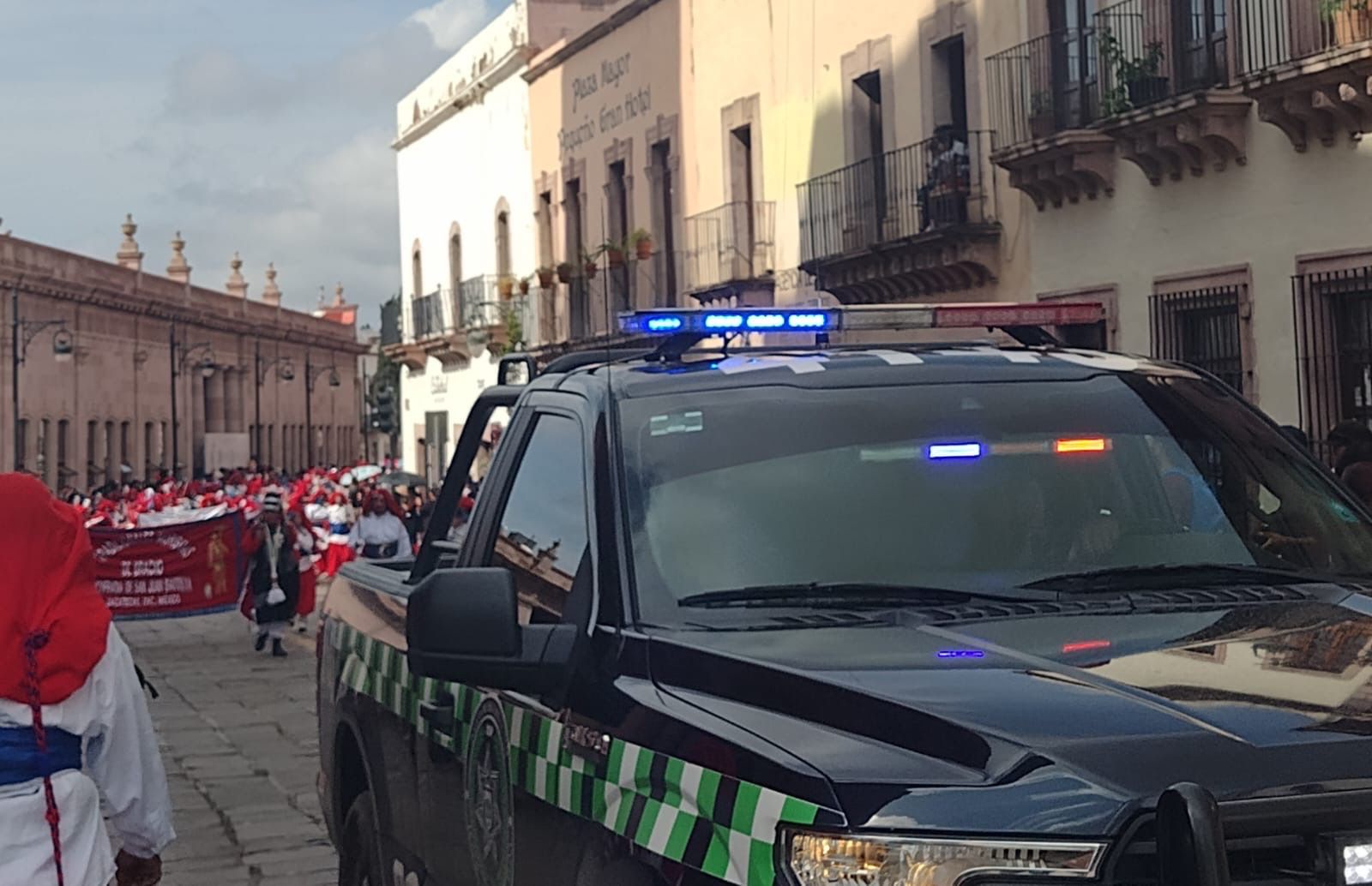 Programa Gobierno de Zacatecas operativo vial por Morismas de Bracho y desfile tradicional