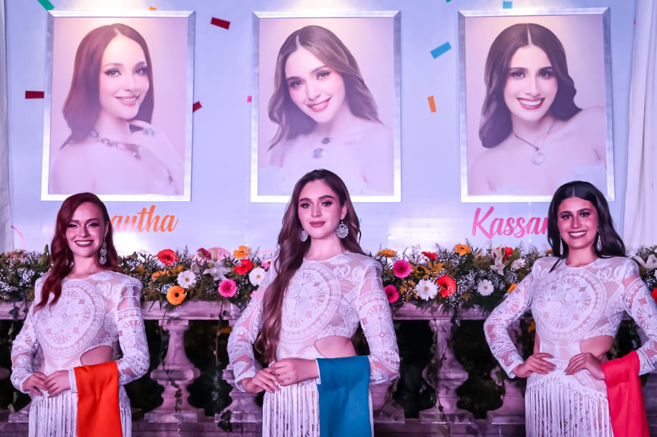 Presentan a Samantha, Alexa y Kassandra, candidatas a reina de la Feria Nacional de Zacatecas 2024