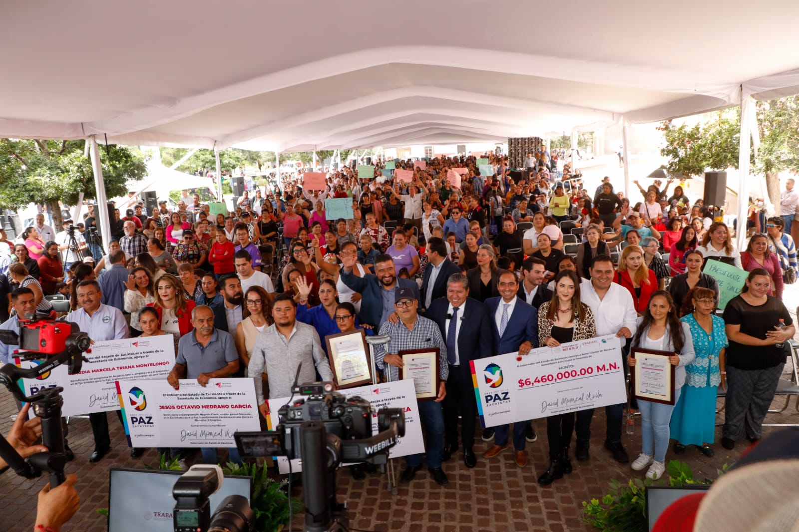 Encabeza Gobernador David Monreal Ávila inicio de la Feria Nacional de Empleo para la Juventud en Guadalupe