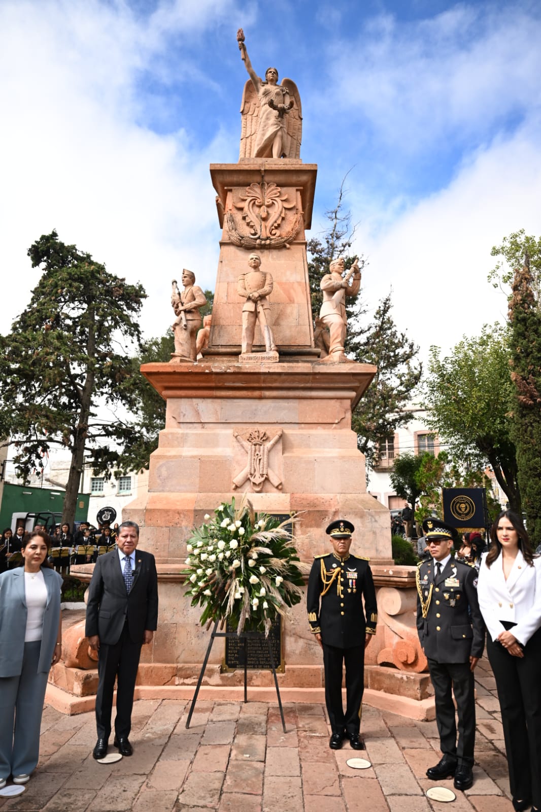 Encabeza Gobernador David Monreal ceremonia del 177 aniversario de la gesta heroica de Chapultepec