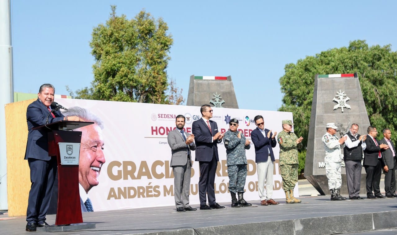 Nuestro Presidente ha regresado esperanza a México: Gobernador David Monreal Ávila