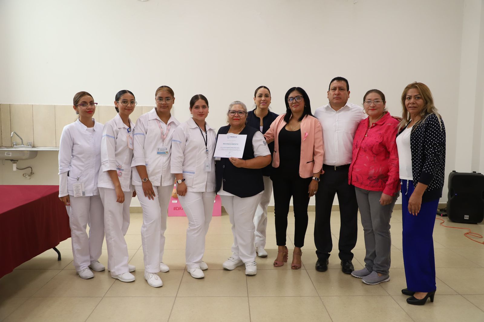 INICIAN PLÁTICAS DE PREVENCIÓN CONTRA EL CÁNCER DE MAMA EN LA PRESIDENCIA 
MUNICIPAL DE FRESNILLO