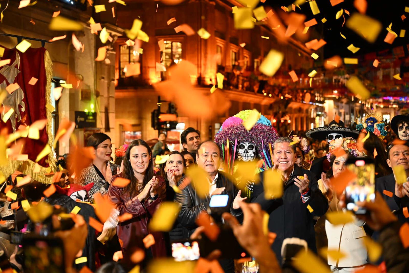 Relumbra el Centro Histórico de Zacatecas con el colorido Festival de Día de Muertos 2024 “Somos Tradiciones”