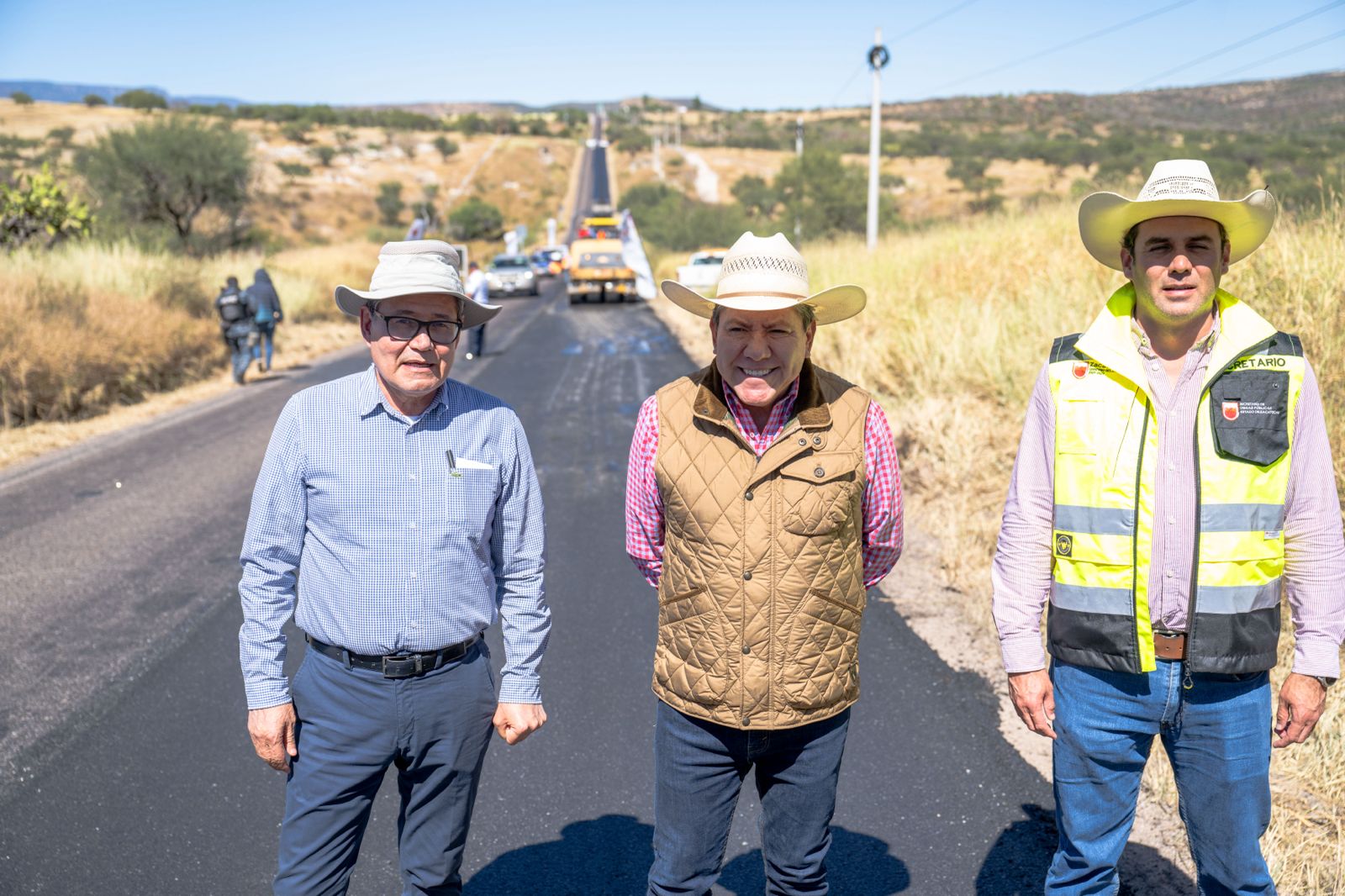 Avanza rehabilitación de la carretera Zacatecas-Guadalajara; Gobernador David Monreal supervisa 44.4 km intervenidos