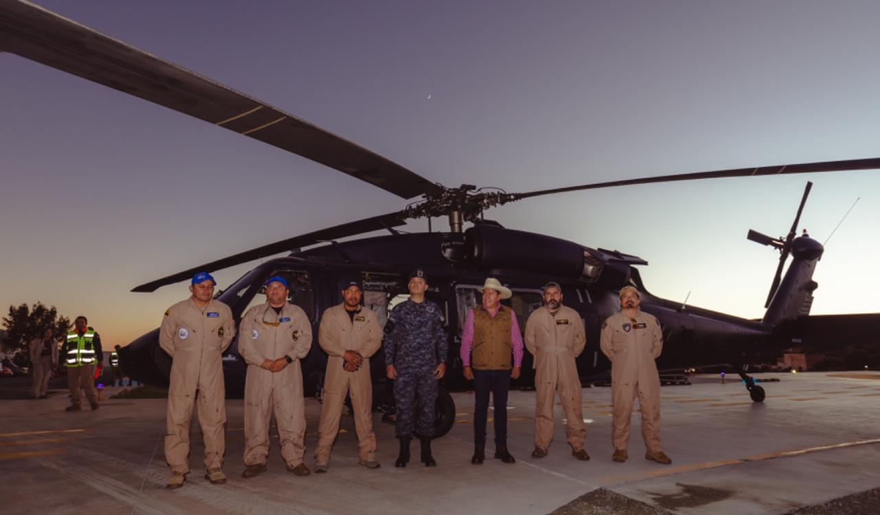 Recibe Gobernador David Monreal  el helicóptero Black Hawk, que será usado para acciones de seguridad