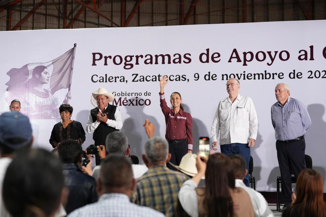 CLAUDIA SHEINBAUM IMPULSA PRODUCCIÓN DE FRIJOL CON PROGRAMAS DE APOYO AL CAMPO
