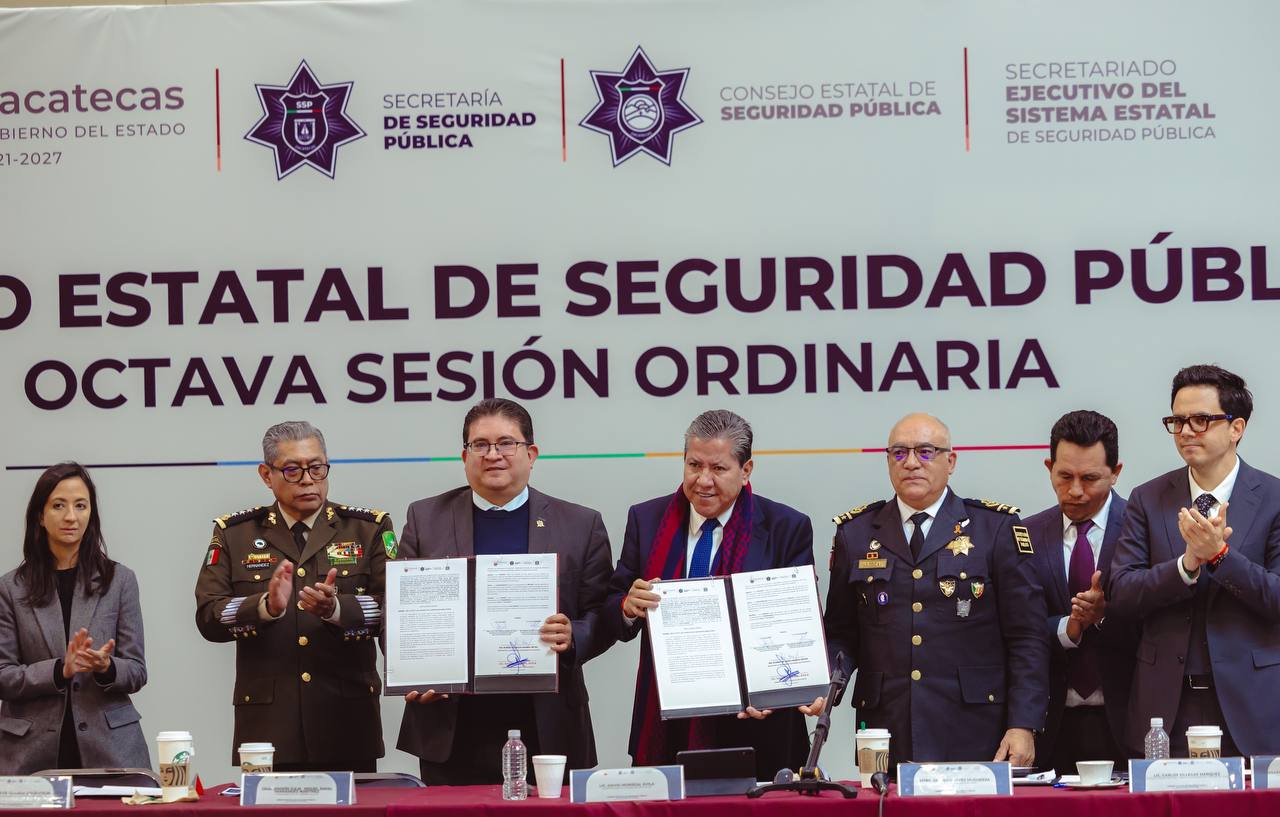 Encabeza Gobernador David Monreal reunión del Consejo Estatal de Seguridad; se aprueba inversión de más de 331 mdp para este rubro durante 2025