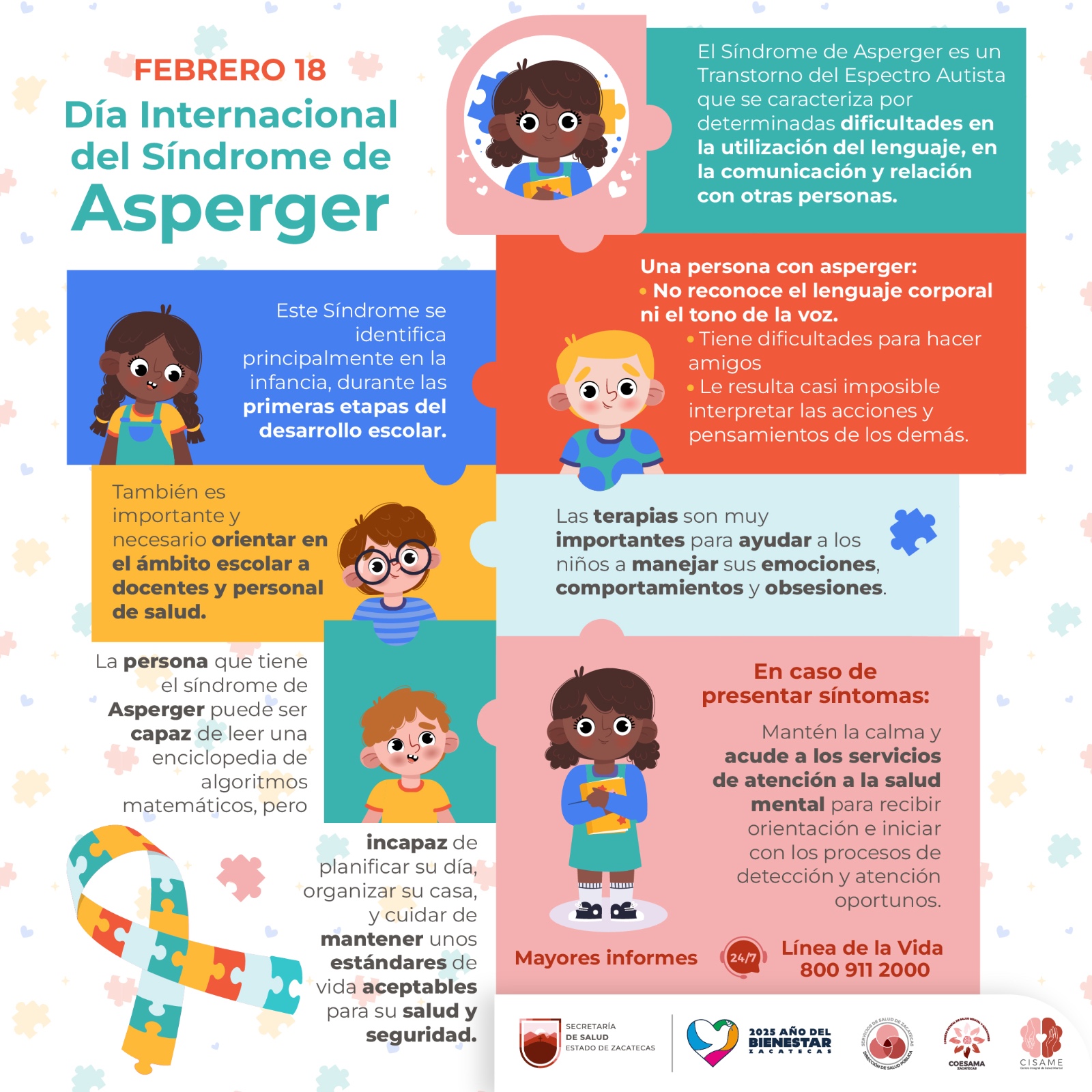 Conmemora Secretaría de Salud Día Internacional del Síndrome de Asperger