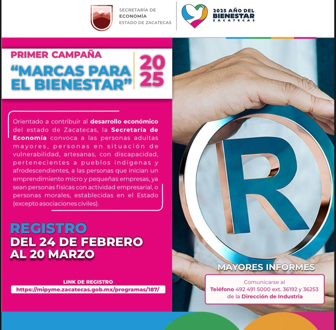 Lanza Gobierno de Zacatecas primera campaña Marcas para el Bienestar 2025