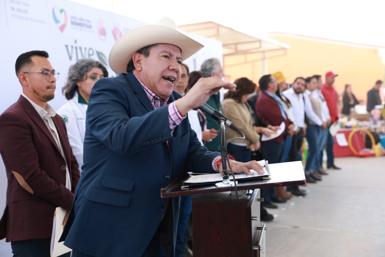 Gobernador David Monreal pone en marcha en Zacatecas las Jornadas de Salud Escolar «Vive Saludable, Vive Feliz»