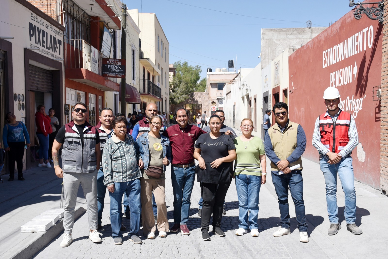Supervisa Pepe Saldívar circuito de acceso y movilidad para las personas con discapacidad en el centro de Guadalupe
