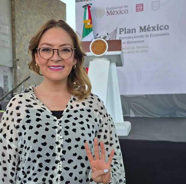 Respalda senadora Verónica Díaz liderazgo de la presidenta Claudia Sheinbaum y el Plan México para garantizar el bienestar del pueblo