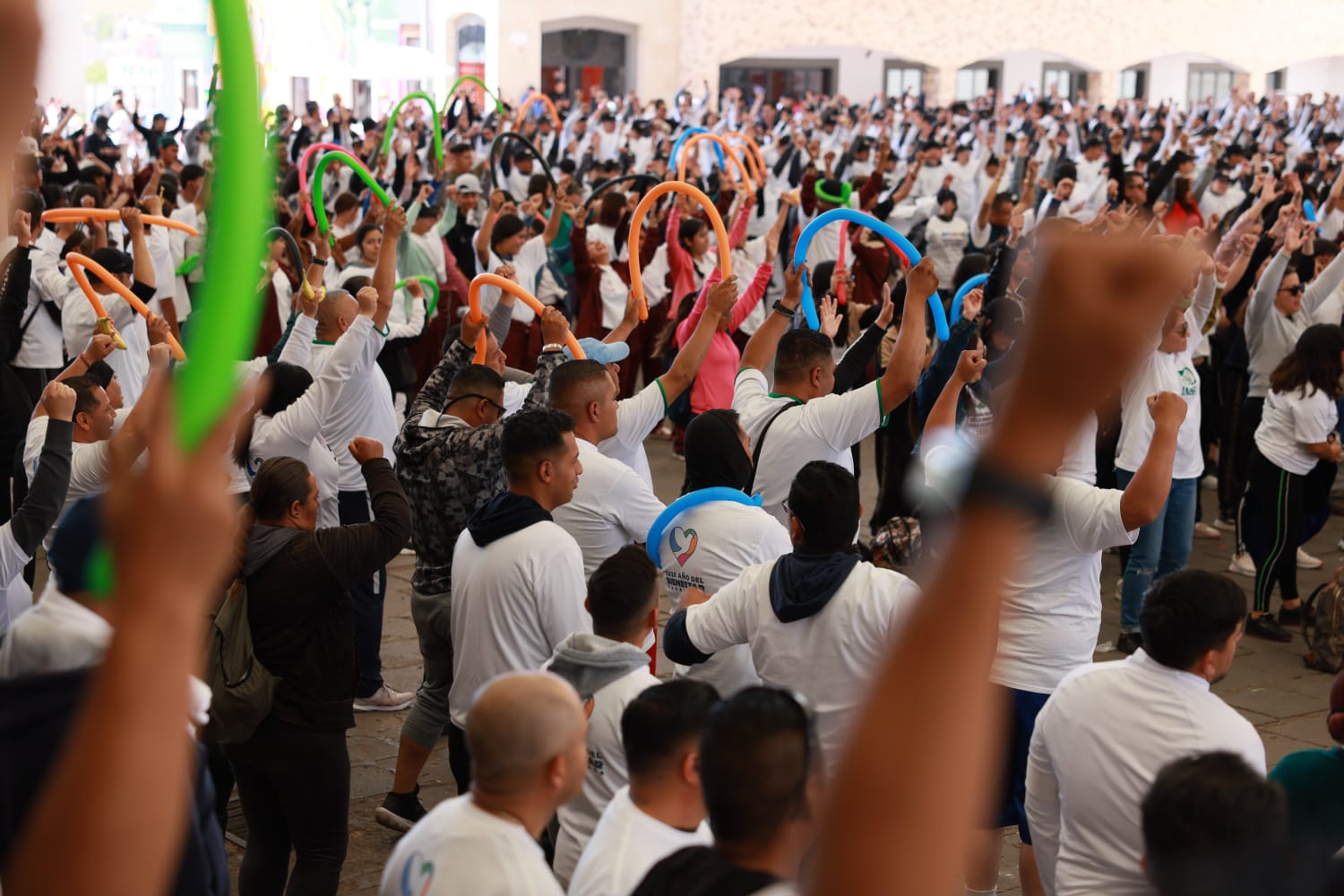 Por gestión del Gobernador David Monreal, se llevó a cabo en Zacatecas la Primera Clase de Activación Física del país