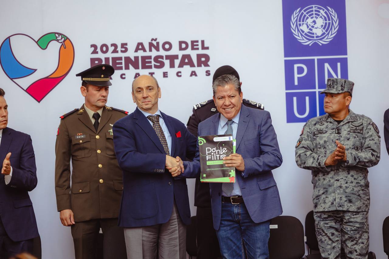 Para combatir la infodemia, Gobernador David Monreal y PNUD presentan la herramienta “Ponle filtro a la desinformación”
