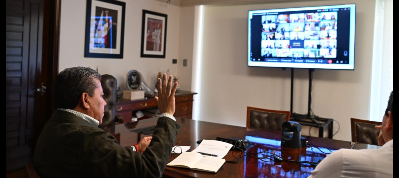 Participa Gobernador David Monreal en sesión de instalación del Consejo del Sistema Nacional de Acceso a la Información Pública