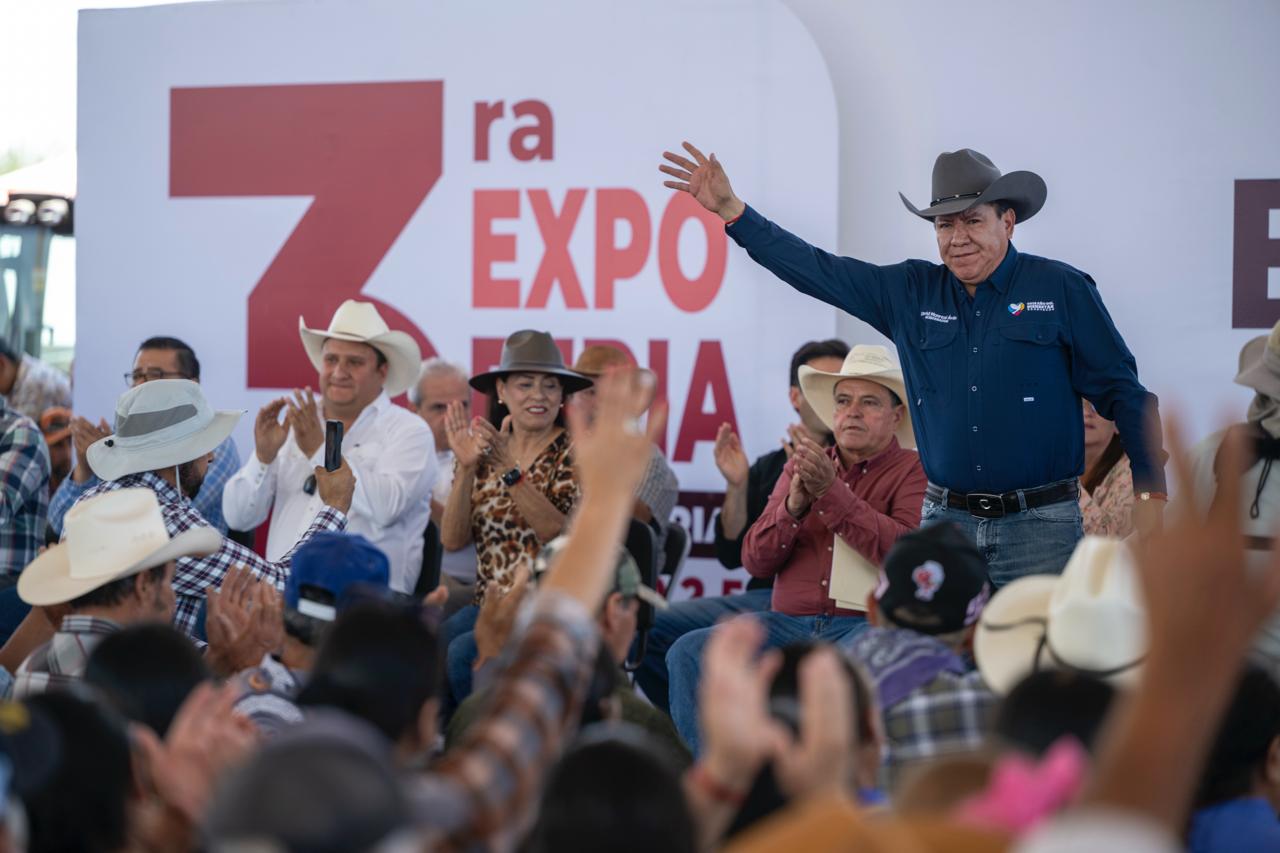 Con derrama de 200 millones de pesos, beneficia Gobernador David Monreal a productores en Feria Regional Agropecuaria en Fresnillo