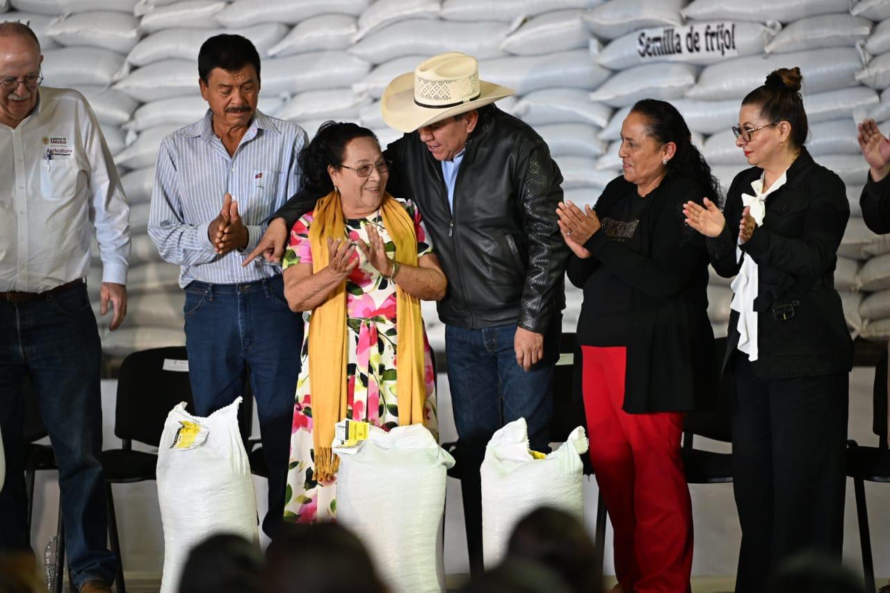 Estamos preparados para producir el frijol que alimentará a México”, señala Gobernador David Monreal en arranque de Programa de Autosuficiencia