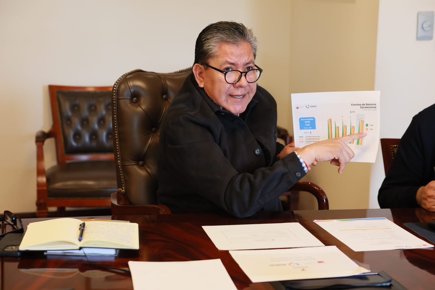 Realiza Gobernador David Monreal Audiencia Pública por la Transformación para migrantes radicados en Estados Unidos