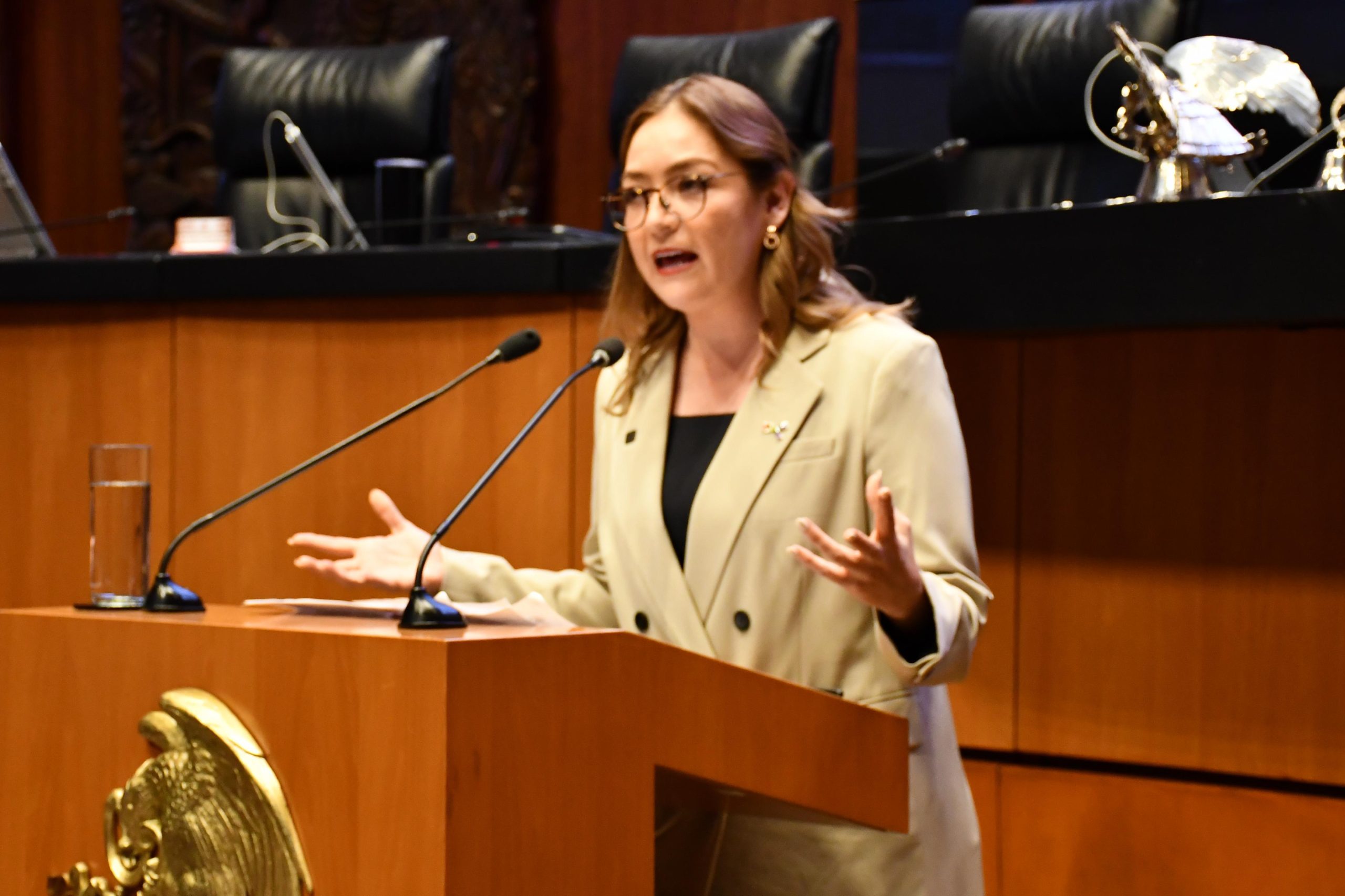 SENADORA VERÓNICA DÍAZ RESPALDA REFORMA QUE TRANSFIEREFACULTADES DEL CONEVAL AL INEGI: “NO SE MIDE LA POBREZA PARAOCULTARLA, SINO PARA COMBATIRLA”