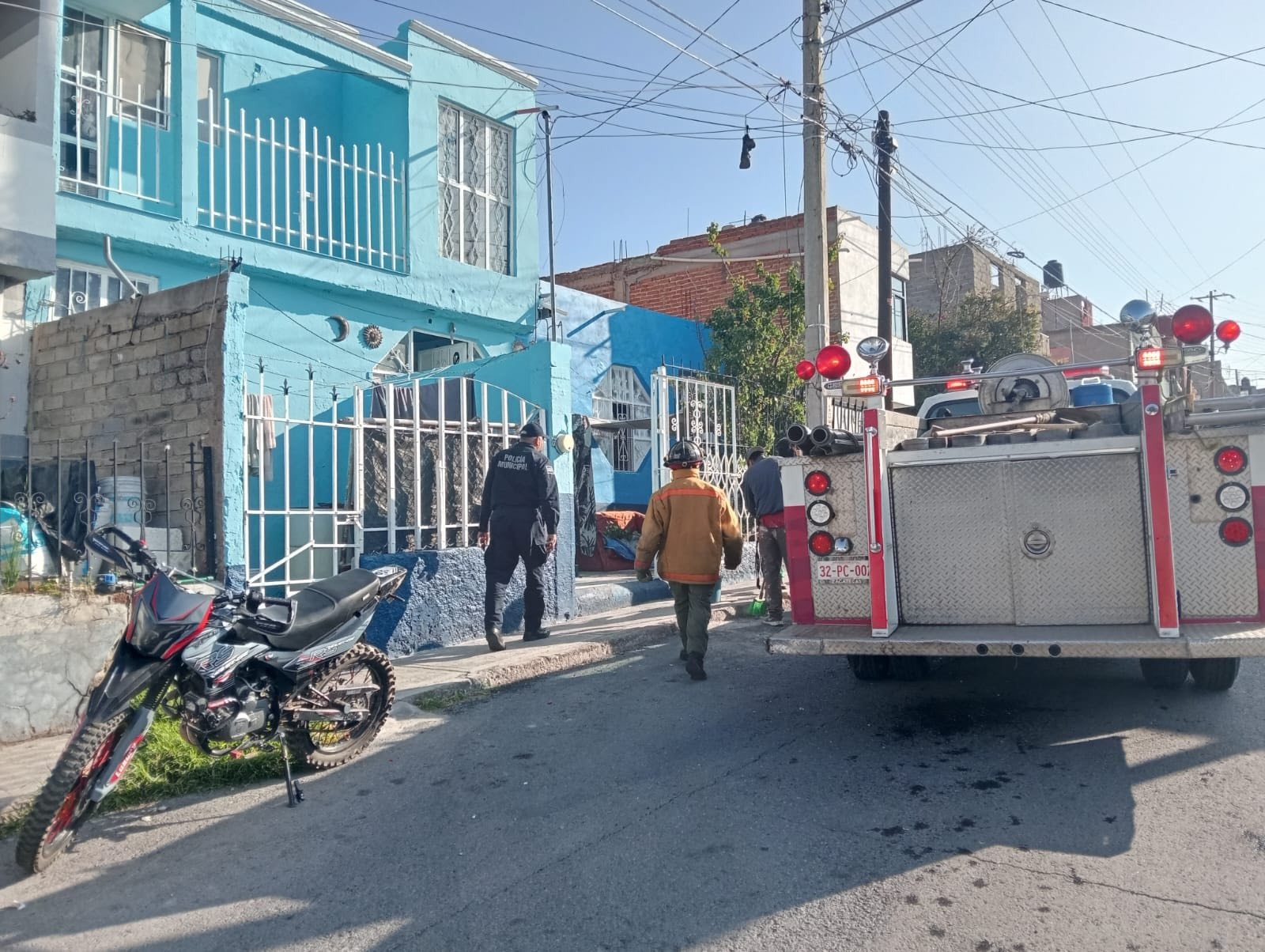 SE ATIENDE DE INMEDIATO EMERGENCIA POR EXPLOSIÓN EN LA COLONIA LÁZARO CÁRDENAS