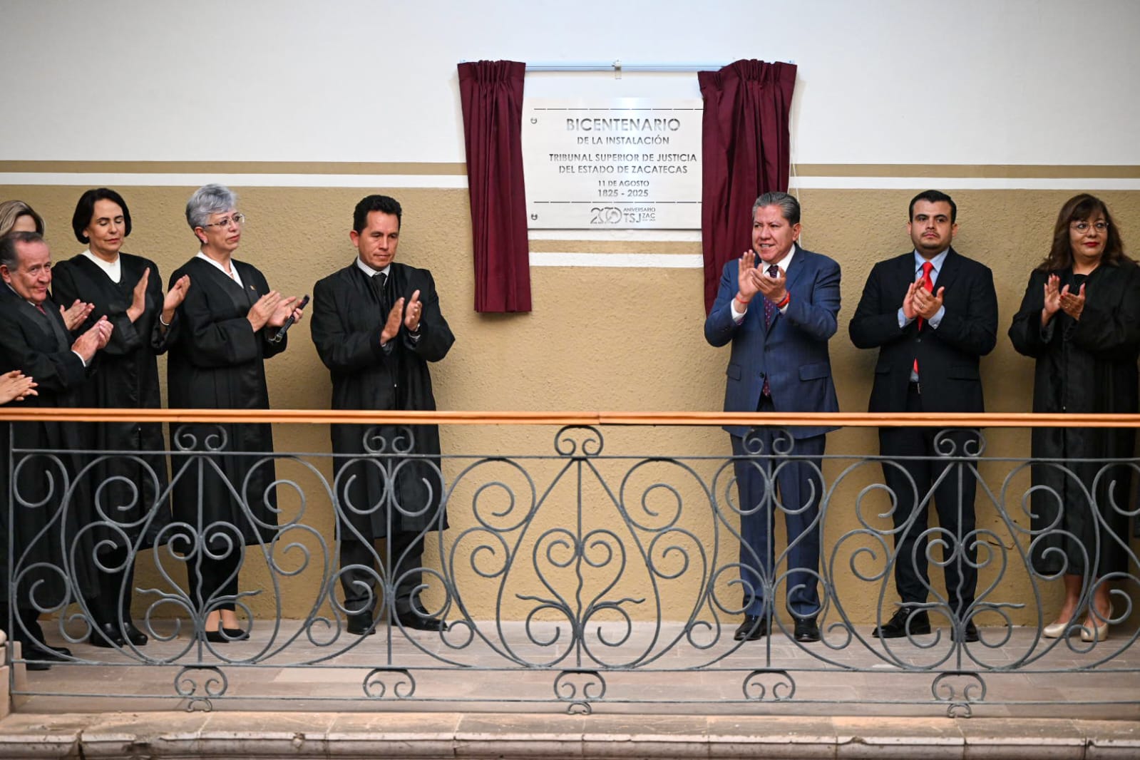 Encabeza Gobernador David Monreal conmemoración de los 200 años de la instalación del TSJEZ