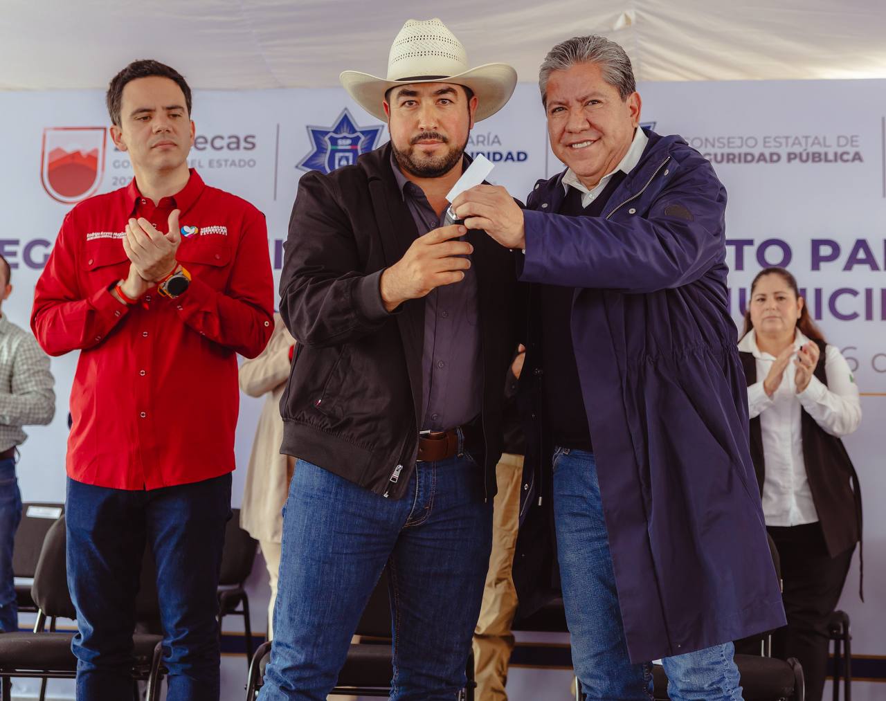 Fortalece Gobernador David Monreal seguridad en municipios del sur con equipamiento por más de 22 mdp