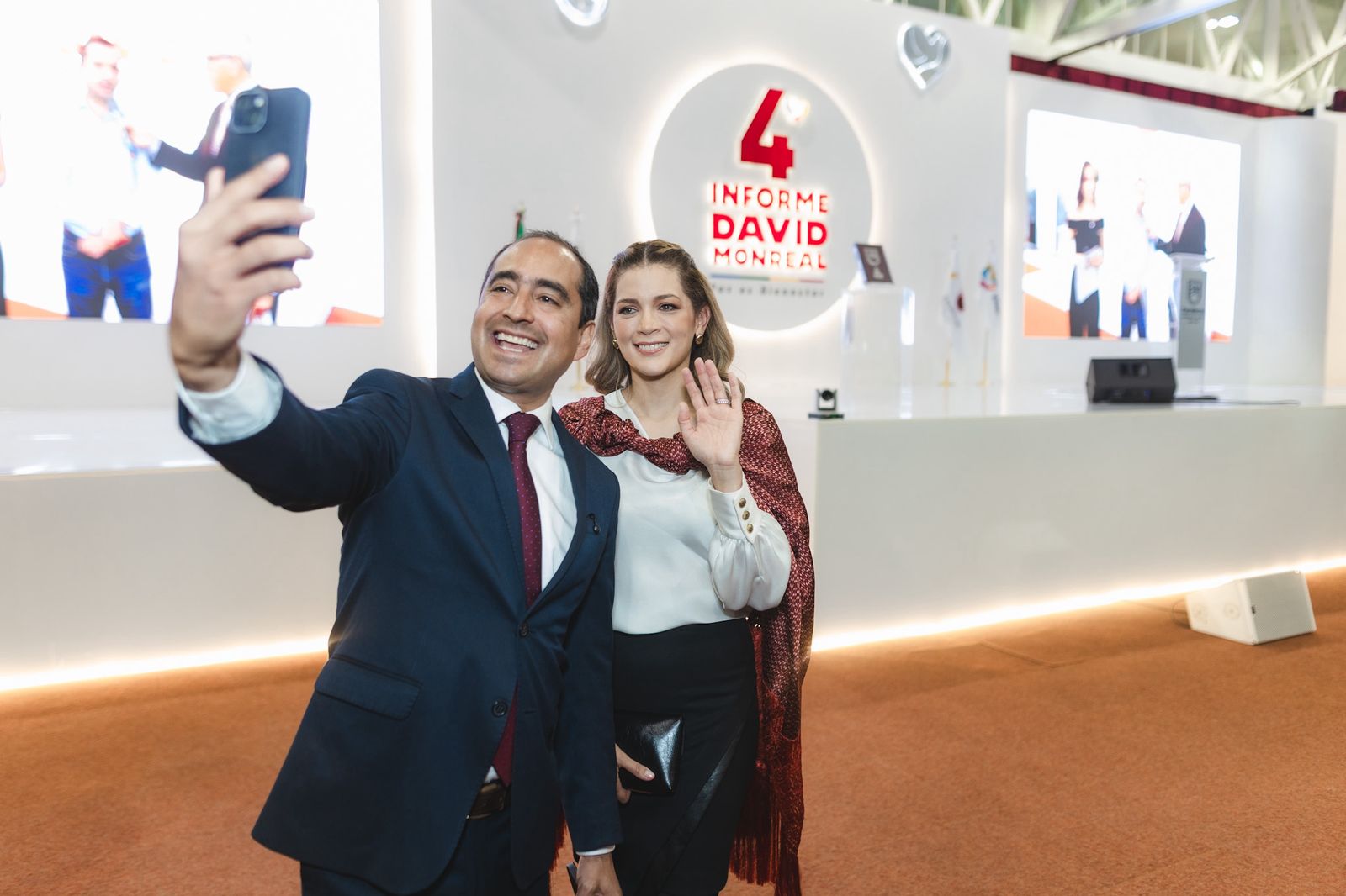 Reconoce Pepe Saldívar resultados tangibles en cuarto informe de David Monreal.