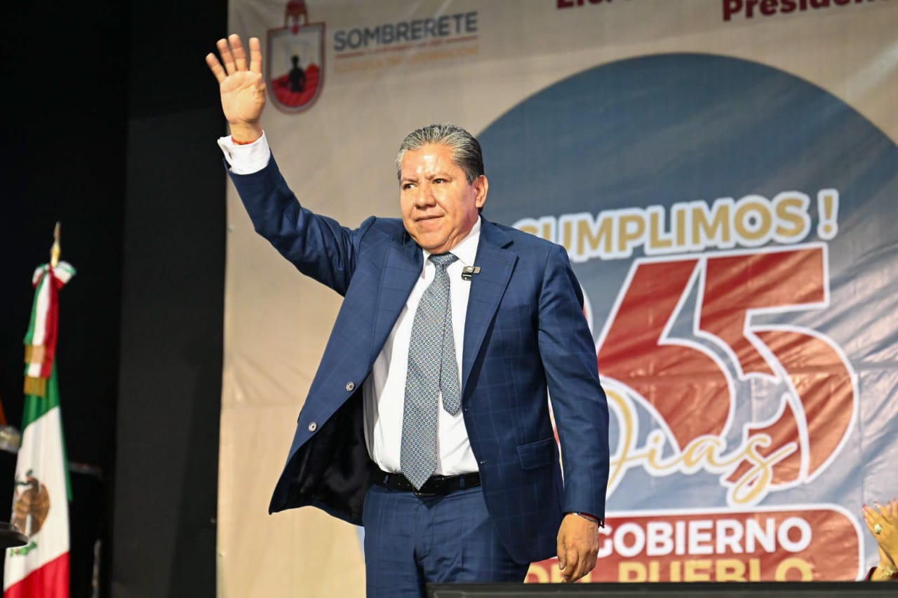 Sombrerete tendrá una de las mejores policías del estado: Gobernador David Monreal
