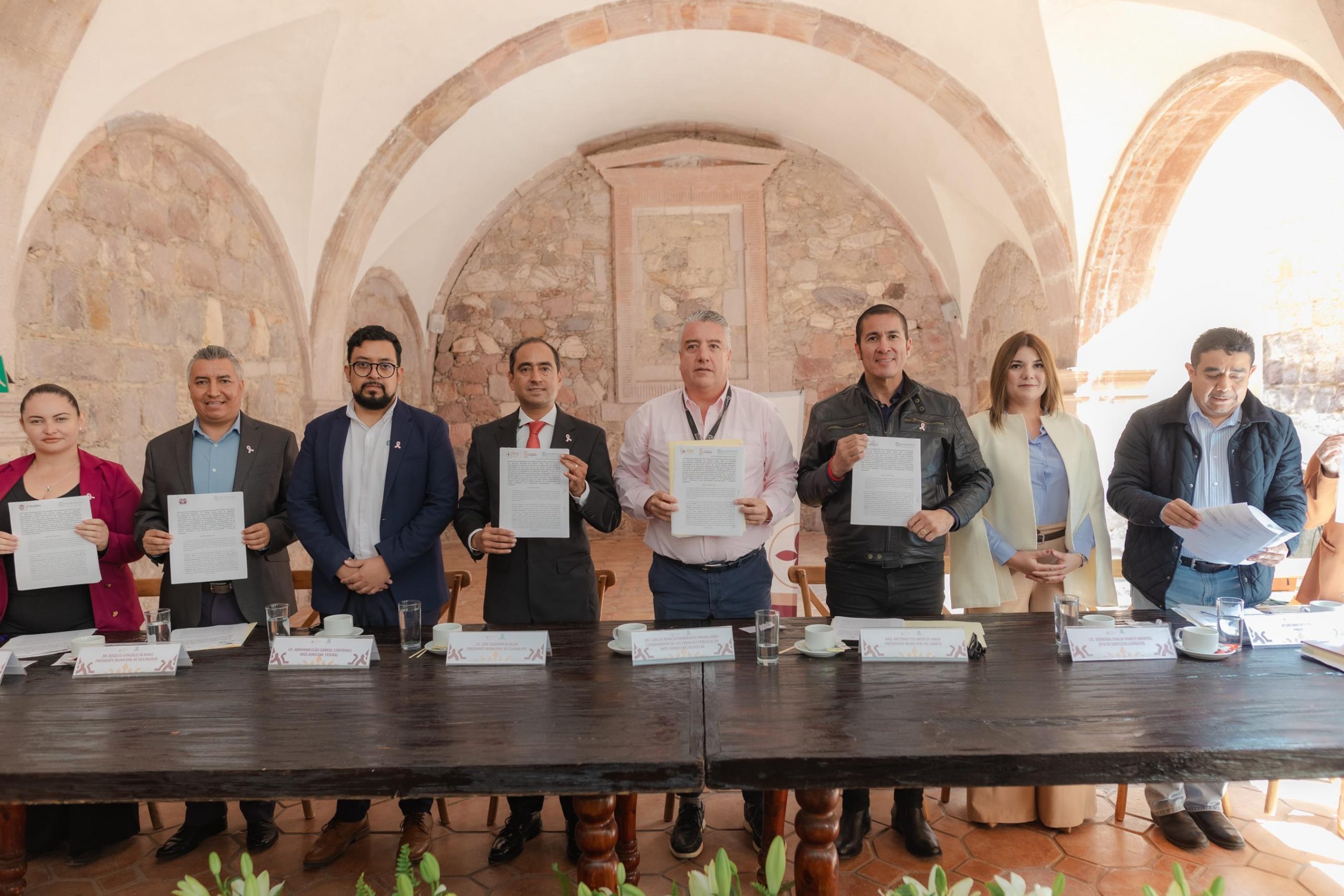 Lidera Guadalupe firma de convenio de 30 municipios con IMSS Bienestar