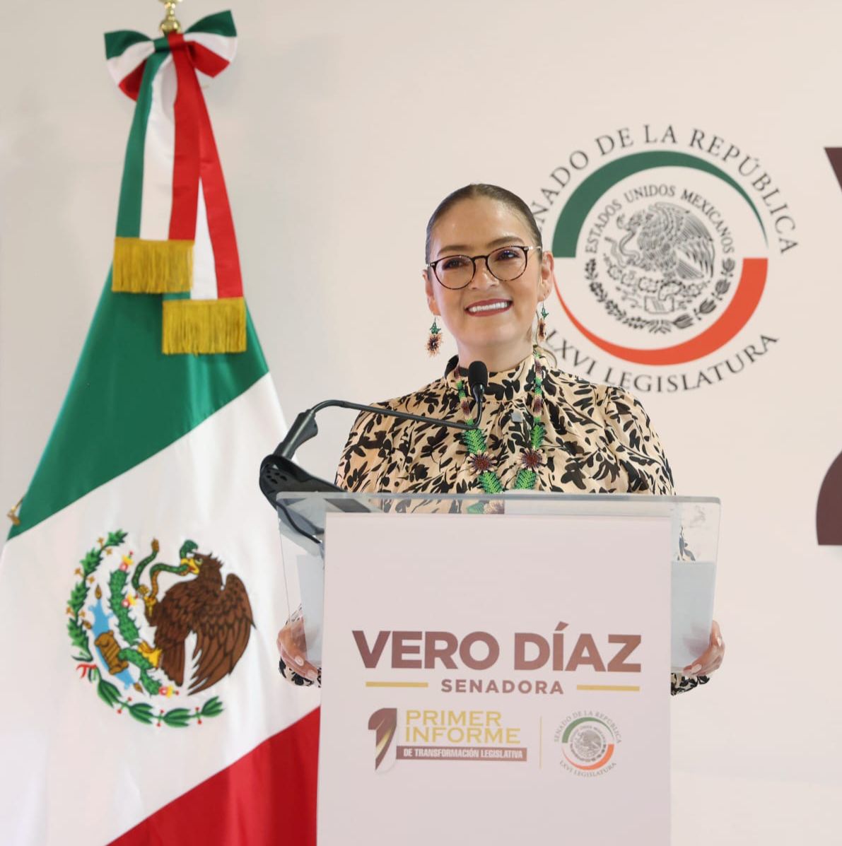 Senadora Vero Díaz rinde su Primer Informe, Legislando por el Bienestar en Jerez; refrenda compromiso con la 4T y con Zacatecas