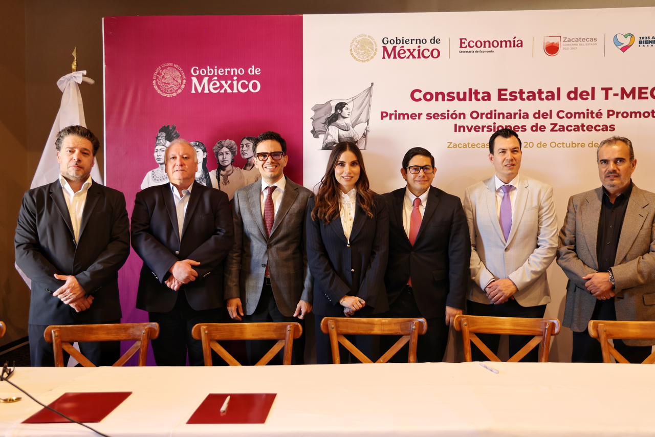 Realiza Gobierno de Zacatecas Consulta Estatal sobre T-MEC y Primera Sesión del Comité Promotor de Inversiones