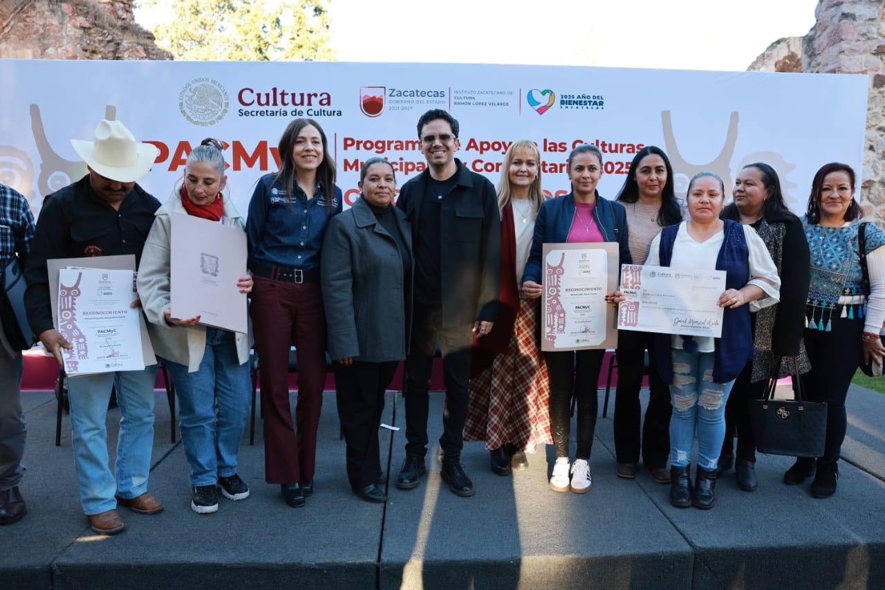 Reconoce Gobierno de Zacatecas 32 proyectos comunitarios con el PACMyC 2025