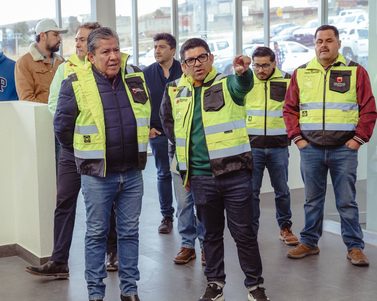 Constata Gobernador David Monreal avance de obras en Unidad Deportiva El Orito