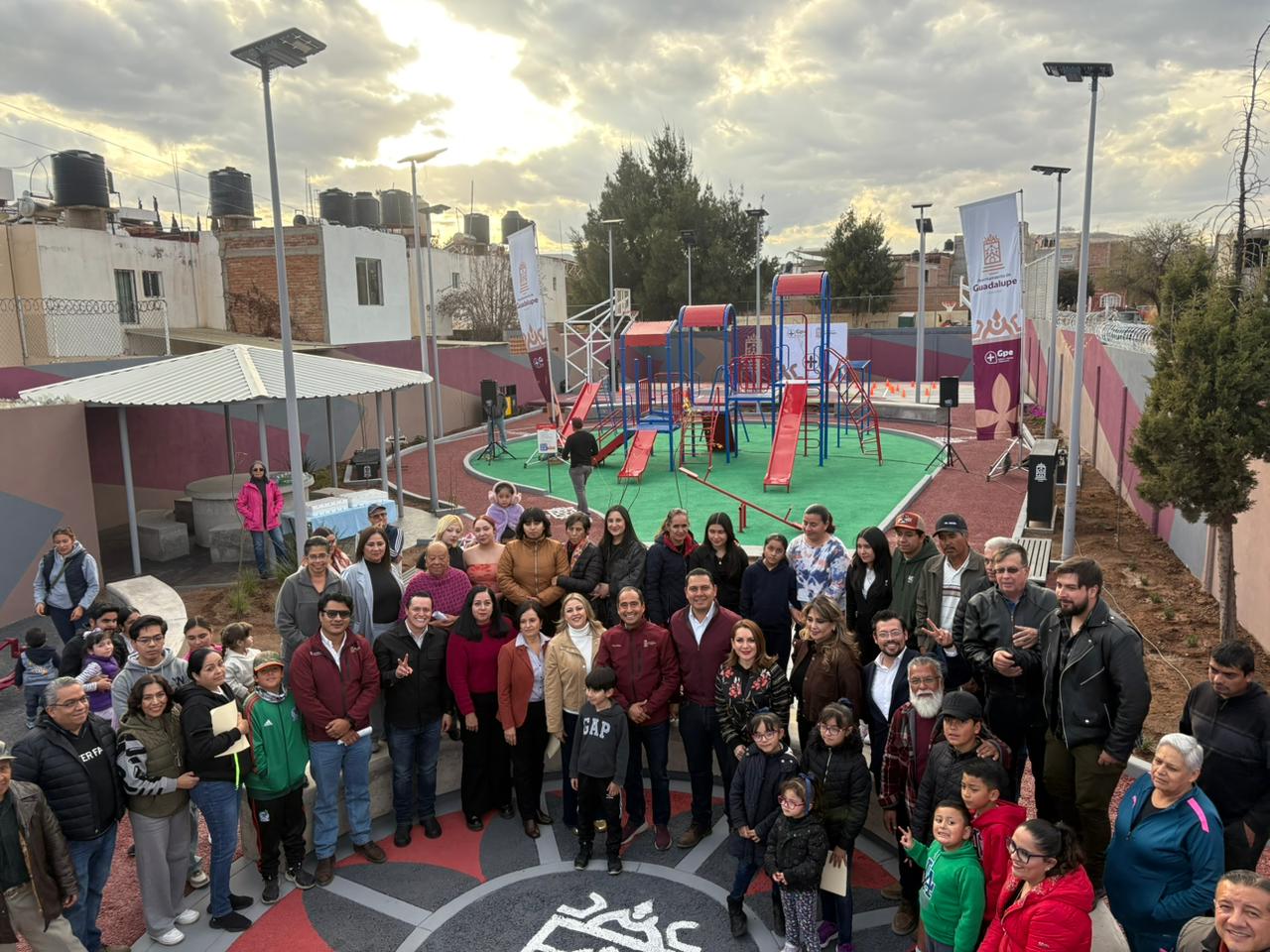 Entrega Pepe Saldívar espacio sustentable para la actividad deportiva y recreativa en Fracc. Las Torres