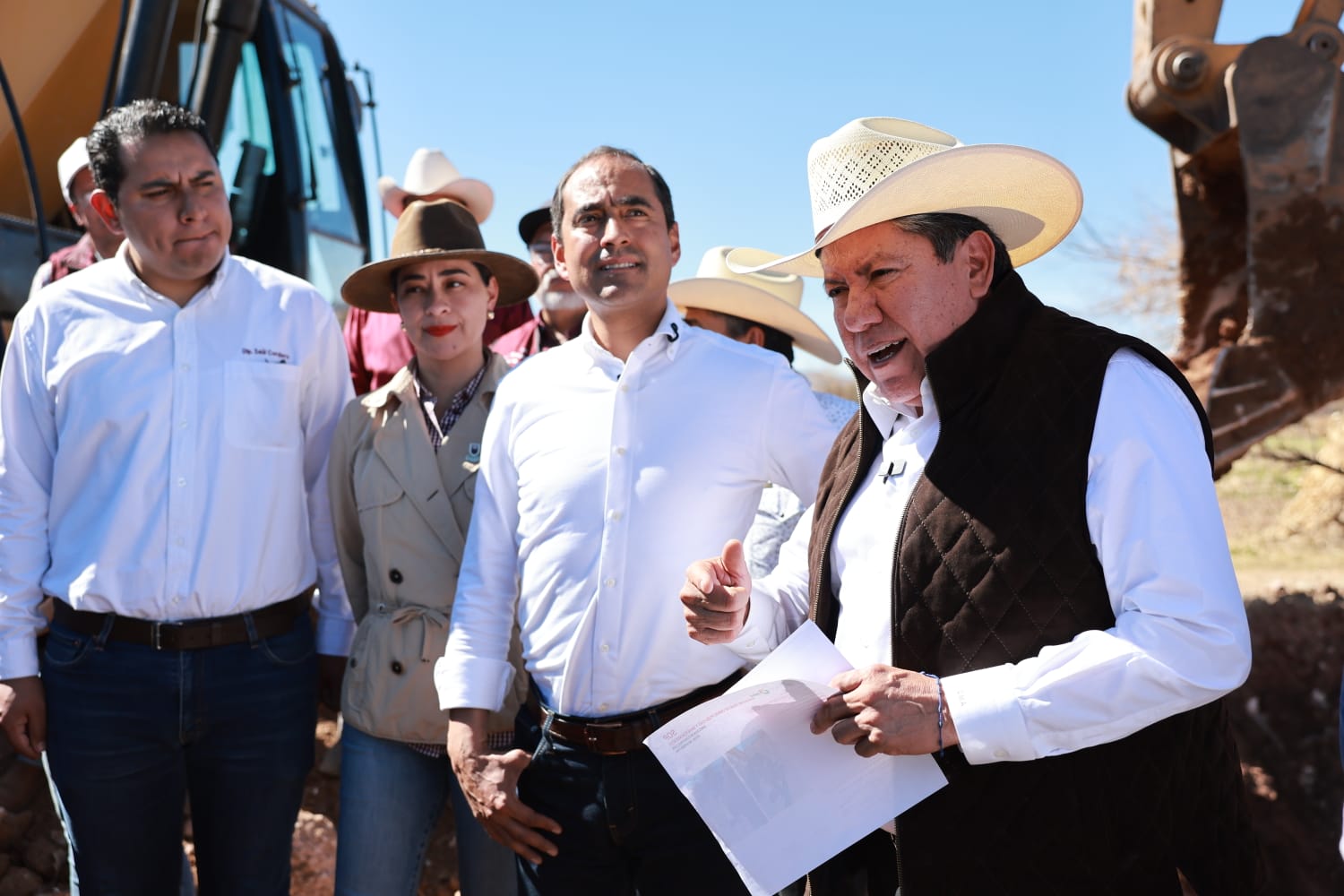 Comienza Gobernador David Monreal rehabilitación del colector de aguas residuales en La Zacatecana, Guadalupe