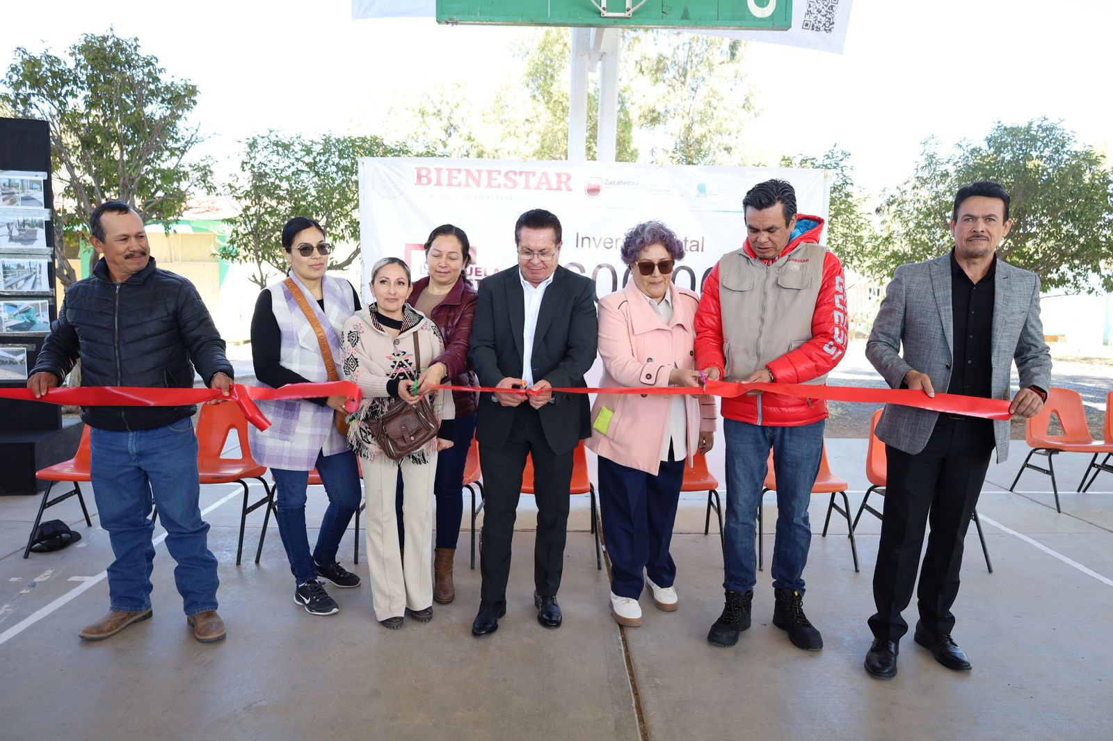 Plantel Villa de Cos de Cobaez, beneficiado con recursos del programa La Escuela es Nuestra