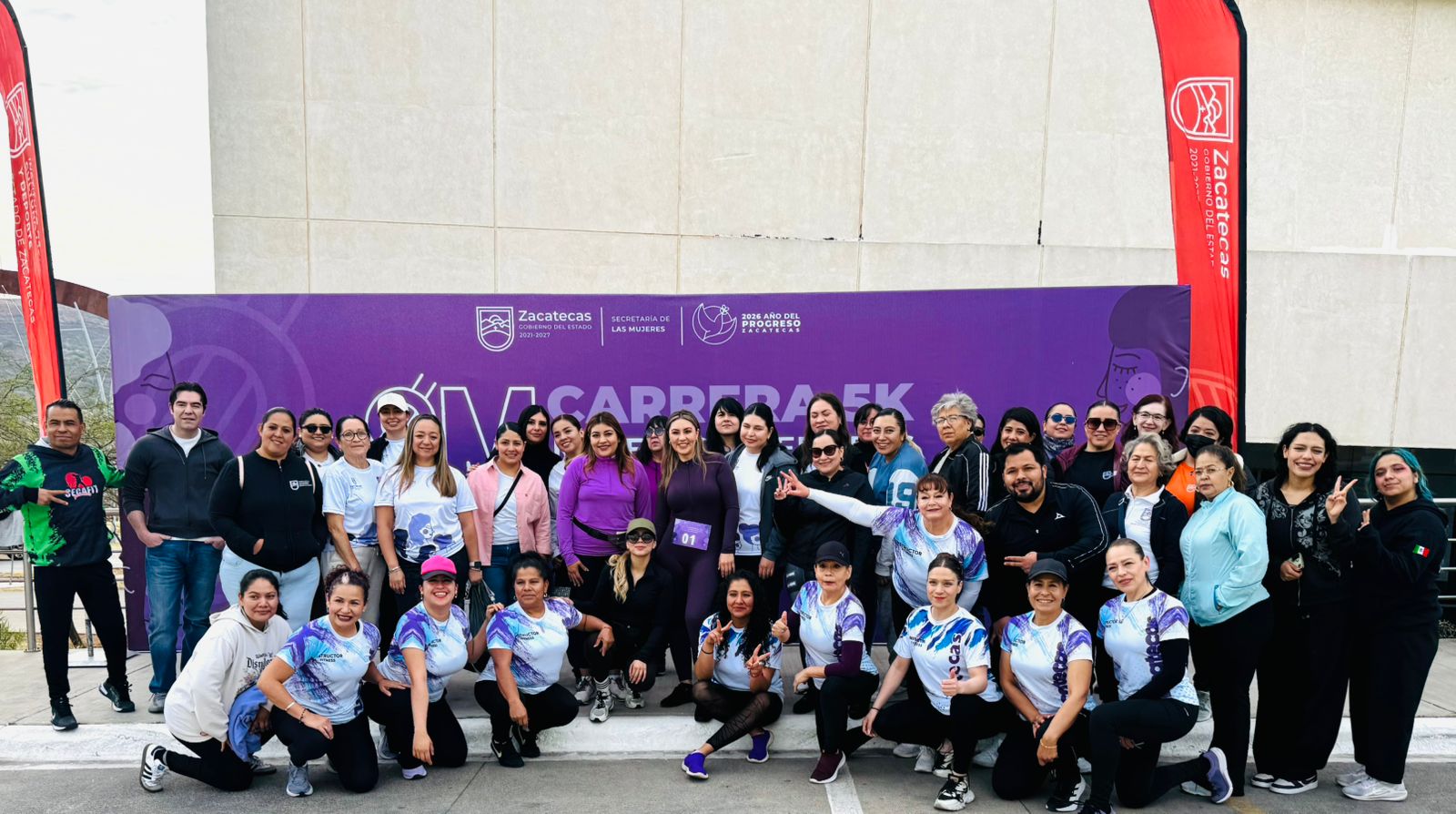 Realiza Gobierno de Zacatecas Carrera 5K por El Progreso de las mujeres