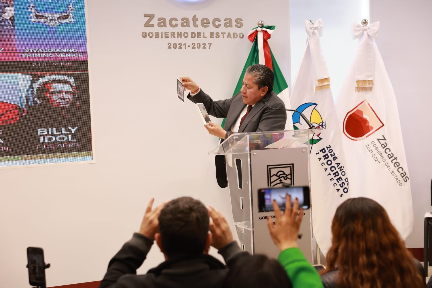 Destaca Gobernador David Monreal buenos resultados de la gira de la Presidenta Claudia Sheinbaum a Zacatecas