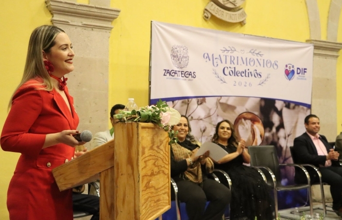 Superan expectativas Matrimonios Colectivos 2026 en la capital zacatecana